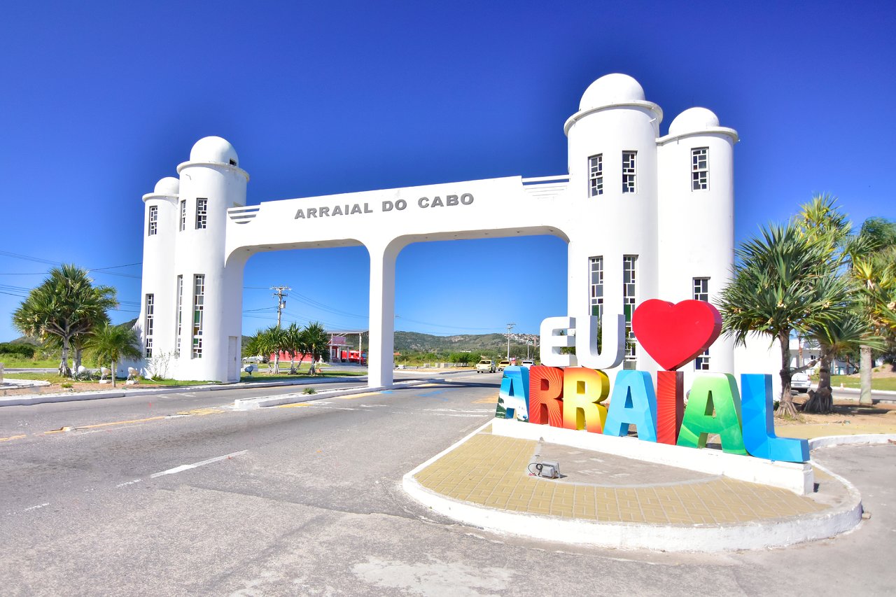 Portal de entrada de Arraial do Cabo